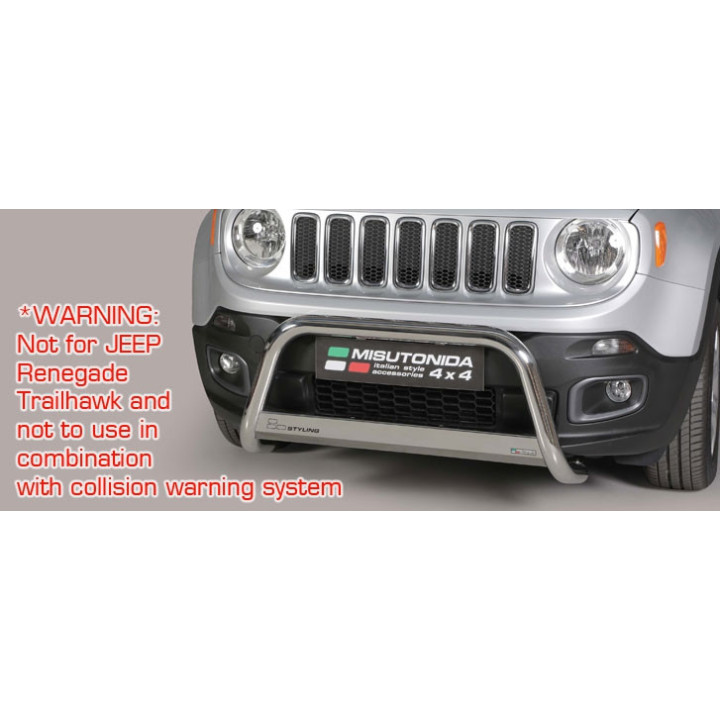 Přední ochranný rám Medium Jeep Renegade 2014-2017 EC/MED/376