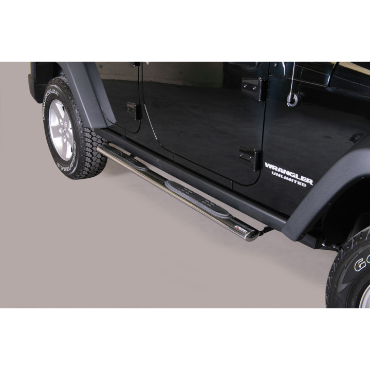 Oválné boční nášlapy Jeep Wrangler 2011- GPO/296