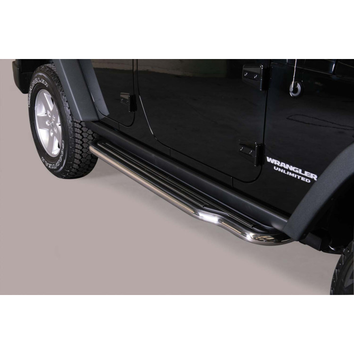 Boční nášlapy Jeep Wrangler 2011- P/296