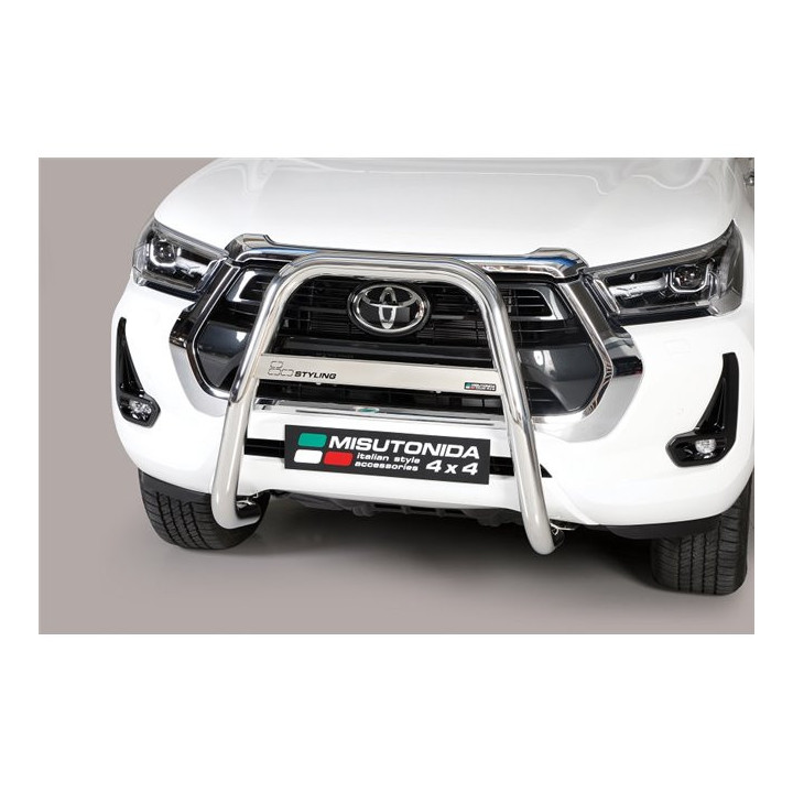 Přední ochranný rám vysoký 2021- Toyota Hi-Lux Double Cab MA/490